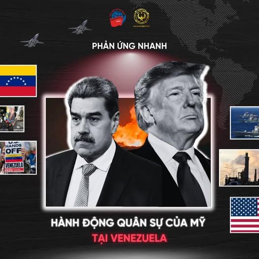 HÀNH ĐỘNG QUÂN SỰ CỦA MỸ TẠI VENEZUELA