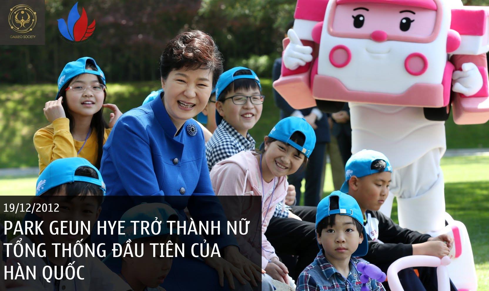 Park Geun Hye trở thành nữ Tổng thống đầu tiên của Hàn Quốc (19/12/2012)