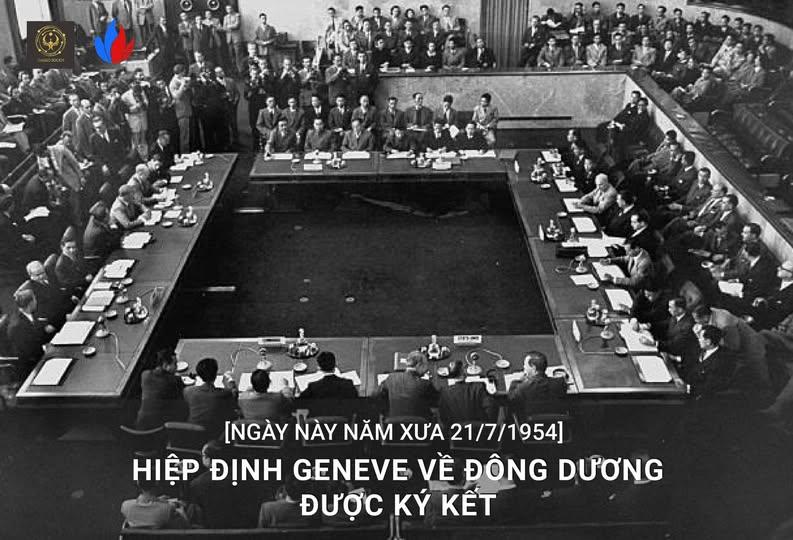 HIỆP ĐỊNH GENEVA VỀ ĐÌNH CHỈ CHIẾN SỰ, LẬP LẠI HÒA BÌNH Ở VIỆT NAM - 21/07/1954