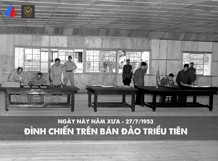 ĐÌNH CHIẾN TRÊN BÁN ĐẢO TRIỀU TIÊN – 27/7/1953