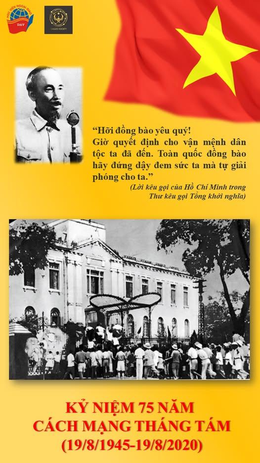 KỶ NIỆM 75 NĂM CÁCH MẠNG THÁNG TÁM (19/8/1945 - 19/8/2020)