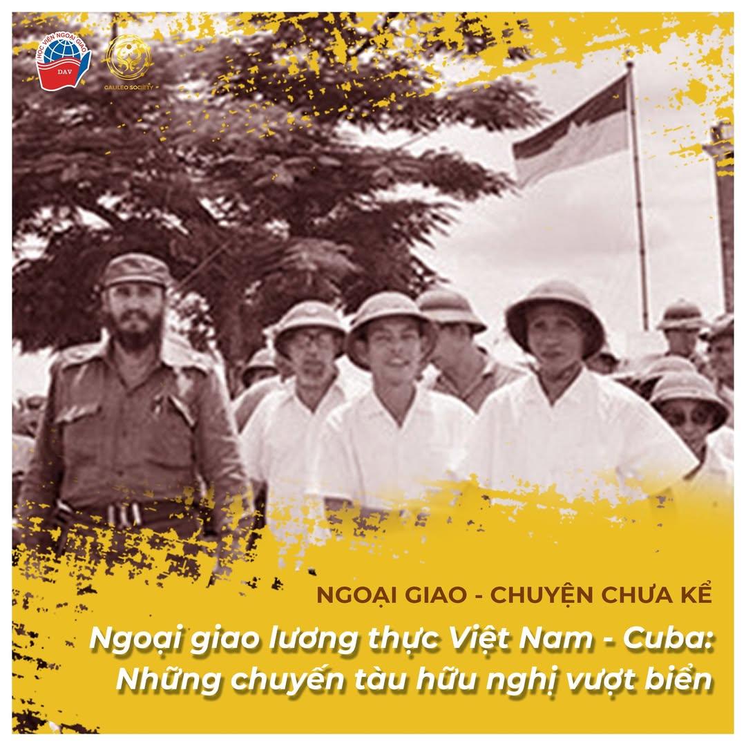 NGOẠI GIAO LƯƠNG THỰC VIỆT NAM - CUBA: NHỮNG CHUYẾN TÀU HỮU NGHỊ VƯỢT BIỂN