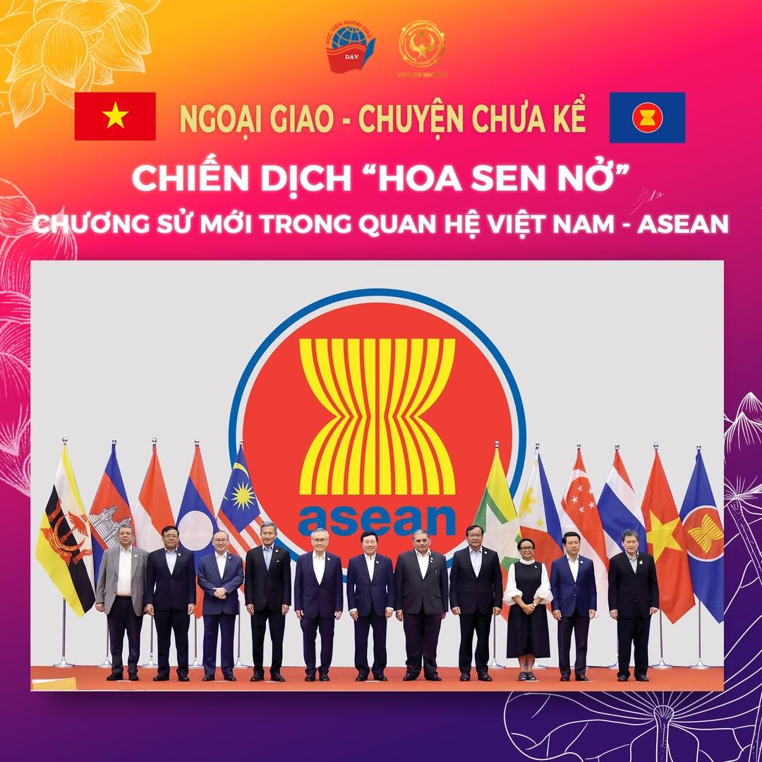 CHIẾN DỊCH "HOA SEN NỞ" - CHƯƠNG SỬ MỚI TRONG QUAN HỆ VIỆT NAM - ASEAN