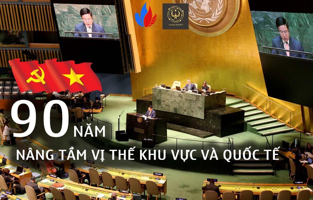KỶ NIỆM 90 NĂM THÀNH LẬP ĐẢNG CỘNG SẢN VIỆT NAM - 90 NĂM NÂNG TẦM VỊ THẾ KHU VỰC VÀ QUỐC TẾ